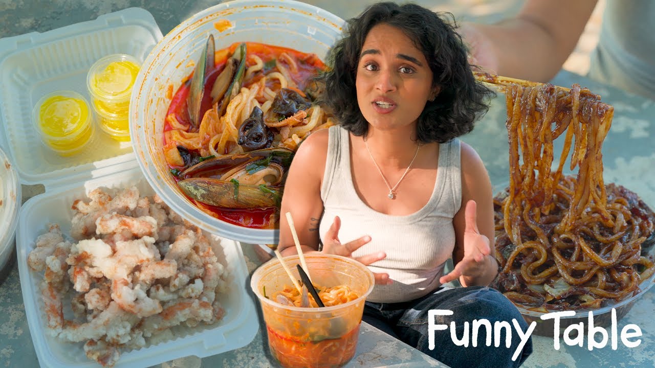 Eating Korean Chinese Food in the Bay Area | Funny Table
