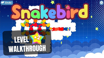 Snakebird Level ⭐2 Walkthrough!