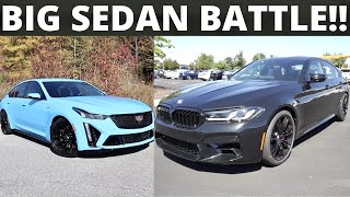 2022 Cadillac CT5 V Blackwing VS BMW M5 Competiton! Big SEDAN Battle!