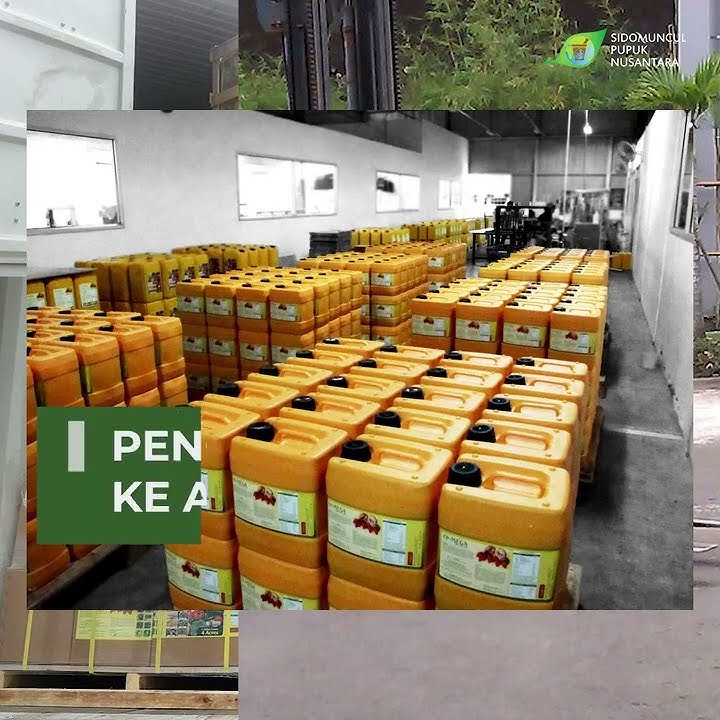 Ekspor Pupuk  Organik Cair dari PT. Sido Muncul Pupuk Nusantara