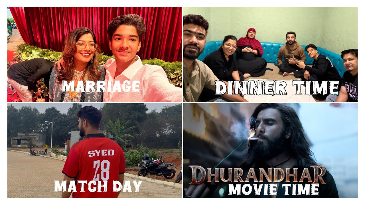 Vlog bohat dino ke baad | Family time and Match Day and Movie time | Zindagiwithus 