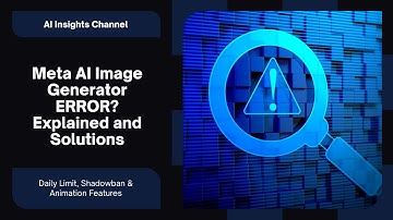 Meta AI Image Generator ERROR? Daily Limit, Shadowban & Animation Feature Explained!