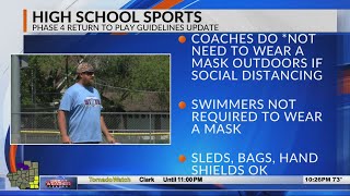 IHSA updates Phase 4 Return to Play Guidelines: No masks for coaches outside if social distancing