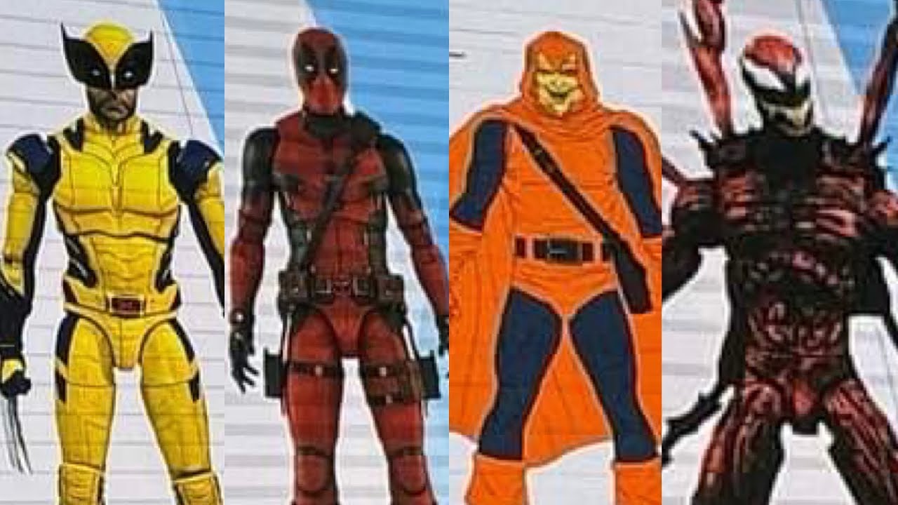 New Deadpool and Wolverine, Hobgoy, Carnage action figures revealed Diamond Select toys Nycc 2024