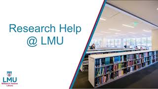Research Help @ LMU