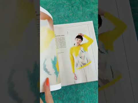обзор книги по вязанию Интарсия по японски