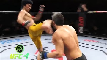 ES SPORTS UFC4 | Bruce Lee vs Bruce Buffer Super Play