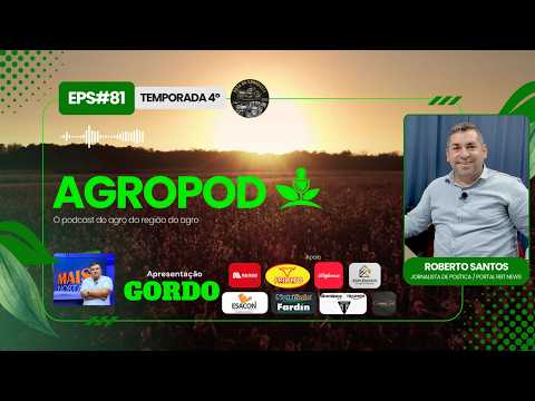 🌱🎙 AGROPOD COM *ROBERTOS SANTOS* JORNALISTA POLÍTICO #81
