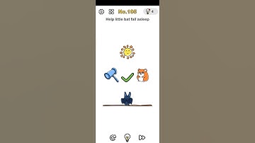 brain out| level 105 | Help the bat fall asleep | walkthrough and solution |
