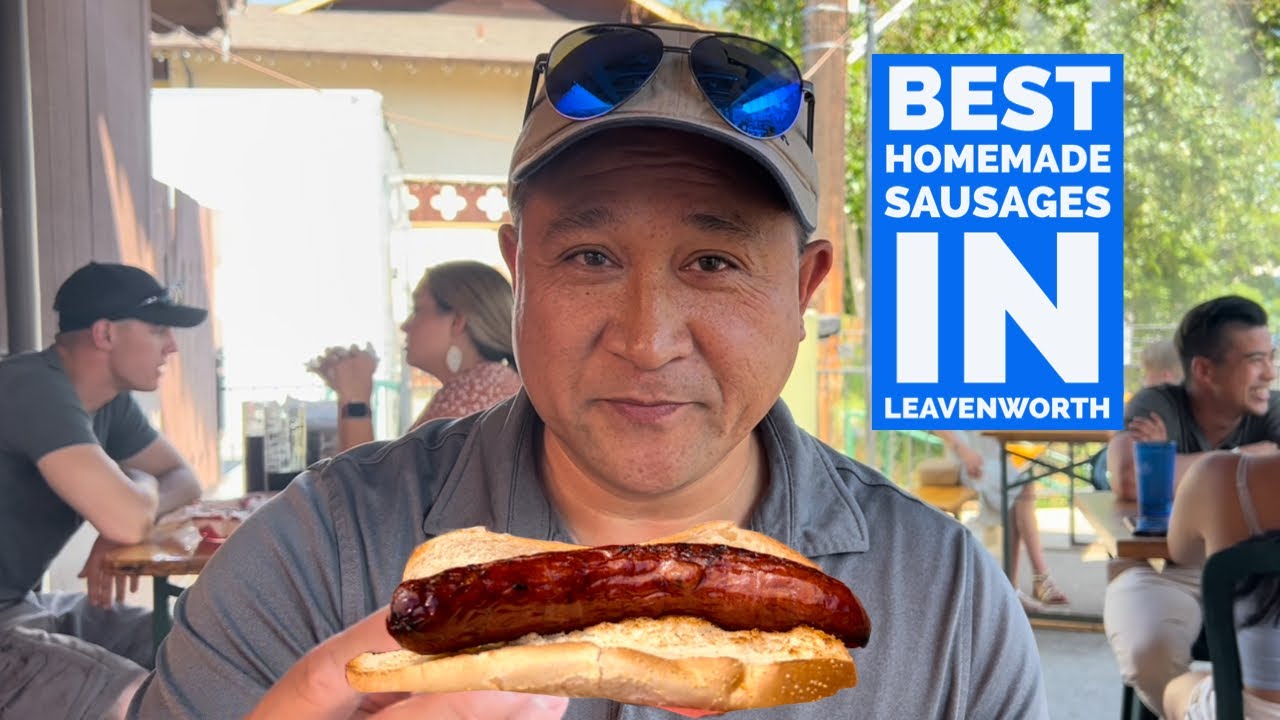 Best Homemade Sausages The Sausage Garten in Leavenworth, WA YouTube
