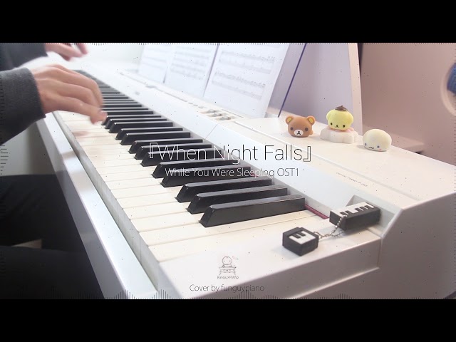 While You Were Sleeping OST1 | Eddy Kim - When Night Falls | Piano Cover class=