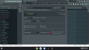 How to fix sound issues in fl studio 20 using a chromebook and crossover.