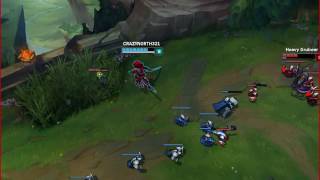 Yasuo trick(eq+flash)