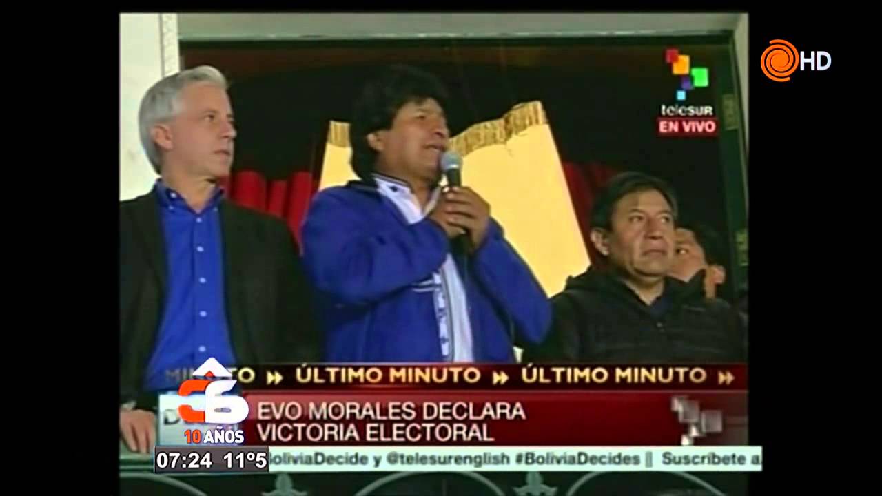 Elecciones en Bolivia - Evo Morales reelecto - 