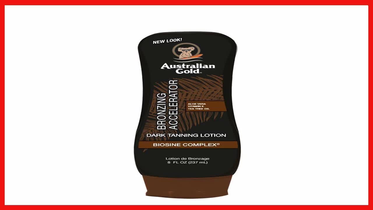 Great product -  Australian Gold Dark Tanning Accelerator Lotion With Bronzer, 8 Ounce, New Package