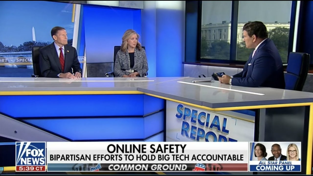 Blackburn & Blumenthal Discuss Their Bipartisan Effort To Hold Big Tech Accountable