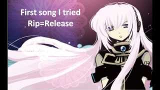 just trying to sing Rip=release and Kokoro