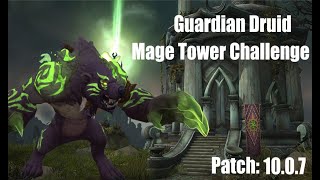 World of Warcraft Dragonflight: Guardian Druid Mage Tower Challenge (how easy is it now)