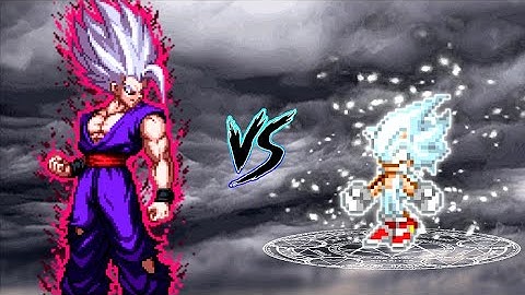 Gohan Beast V2 OP VS Hyper Sonic H 11P OP in Mugen