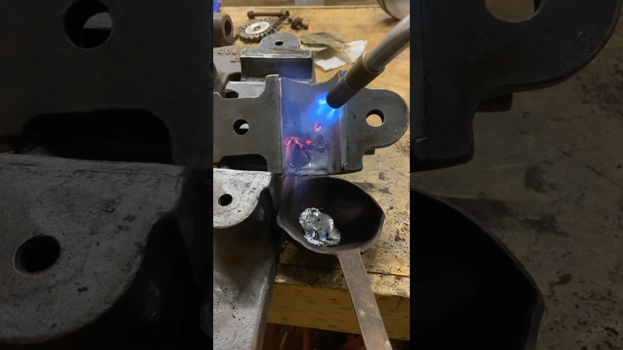 Melting a Babbitt Bearing on the Sawmill 
