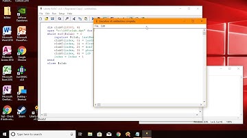 Liberty BASIC Essentials #4 - Reading CSV files into your programs
