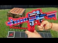 Minecraft In Real Life - 100 DAYS SURVIVAL!  -  How to Craft Diamond Machine Gun?