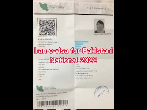 Iran E-visa Complete Process for Pakistani 2022