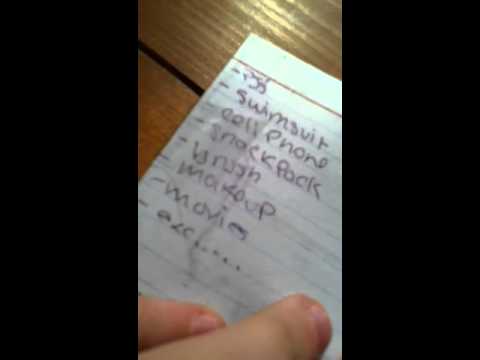 How to make AG sleepover invitation