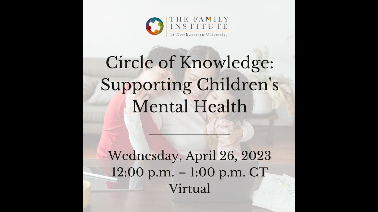 Webinar: Supporting Children's Mental Health - YouTube