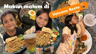 MAKAN MALAM DI VOLCANO RESTO CIANJUR || DINNER AT VOLCANO RESTO CIANJUR 🌋