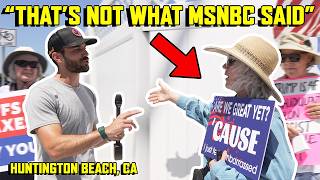Anti-Trump Protesters Get FACT CHECKED In Real Time