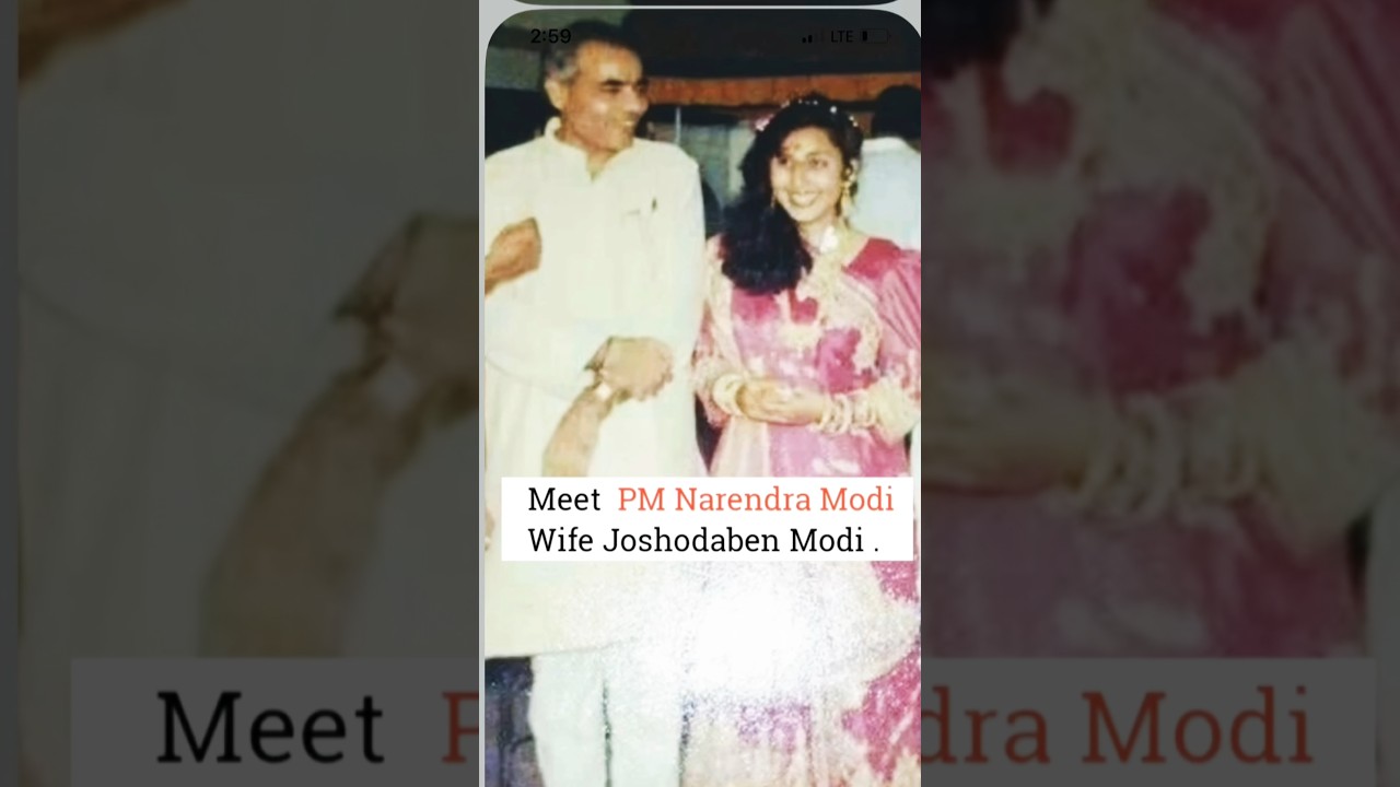 PM Narendra Modi with wife ❤️👫❤️