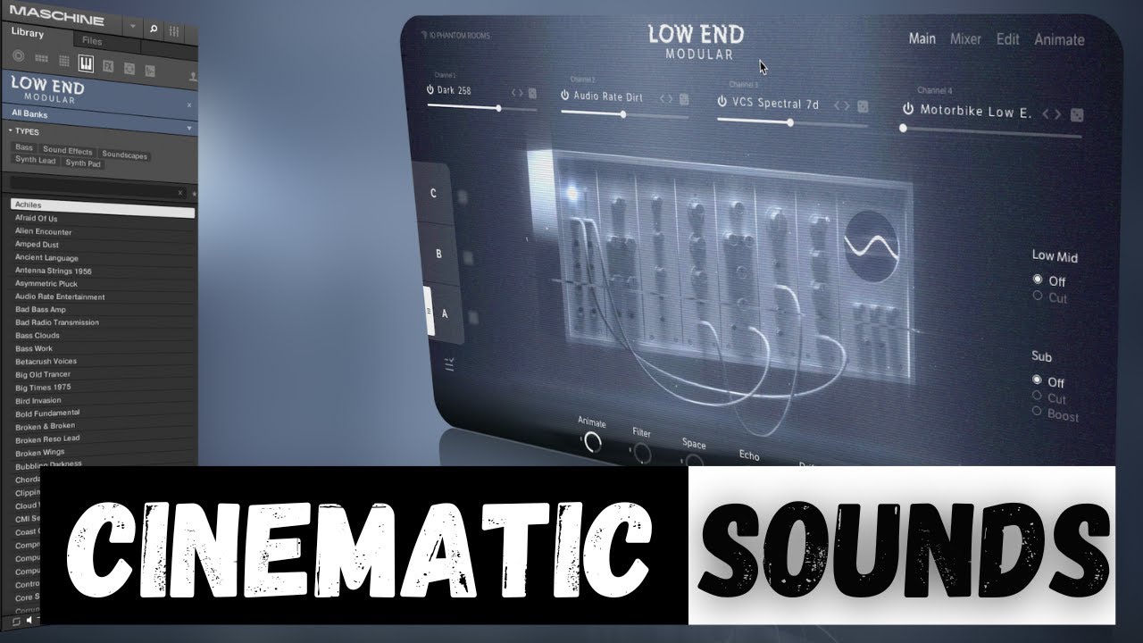 Low End Modular Native Instruments Kontakt Instrument - YouTube