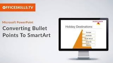 Convert Bullet Points into SmartArt | PowerPoint Tutorial