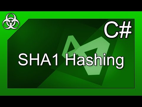 SHA1 Hashing with Salt in C# Tutorial