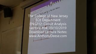 ENG212-04: Solving Single-Loop Linear Resistive Circuits (Chapter #02; Lecture #04)