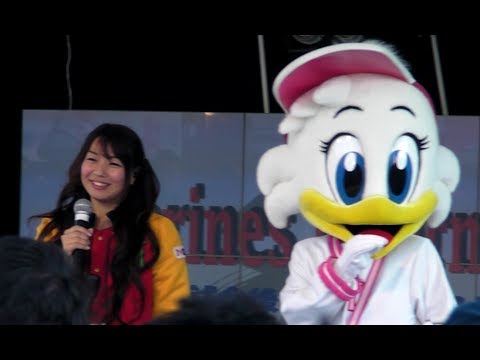 こなつお姉さん、リーンちゃん、ジントシオ 千葉ロッテマリーンズ Ballpark stage 2010