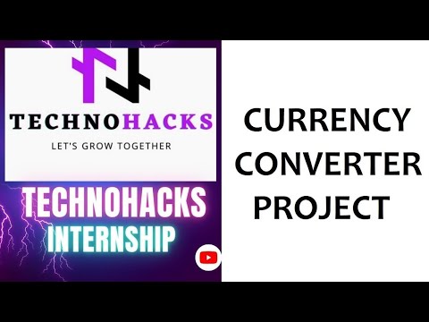 Currency Converter || With Source Code and Live Preview | Web Developer Intern | TechnoHacks Edutech