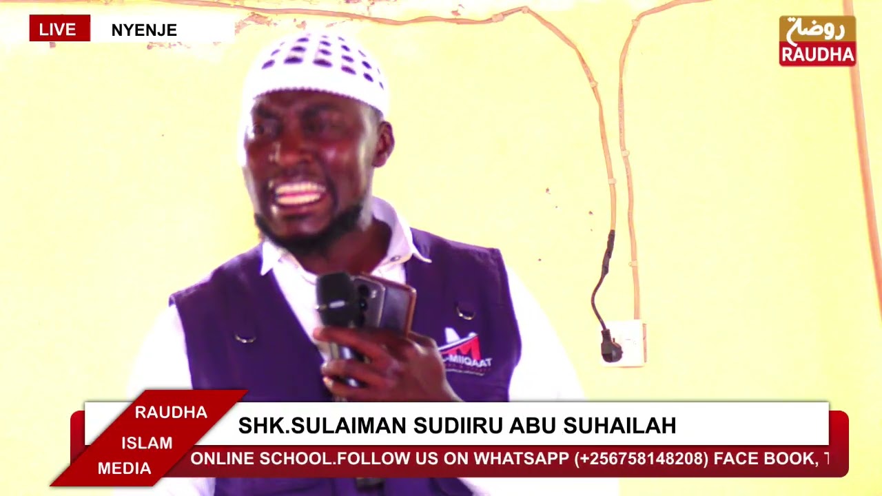 Shk.Sulaiman Sudiiru Abu Suhailah |JUMAH KHUTUBAH @masjid jami-a nyenje