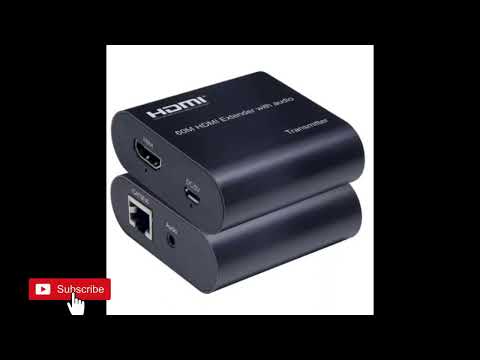 HDMI Extender with LAN 60Mtr to DVR,NVR Extend upto 120mts HDMI to long distance I BigBroTech
