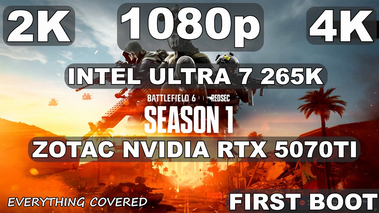 Battlefield Redsec On intel ultra 7 265k and rtx 5070 ti | full review ...