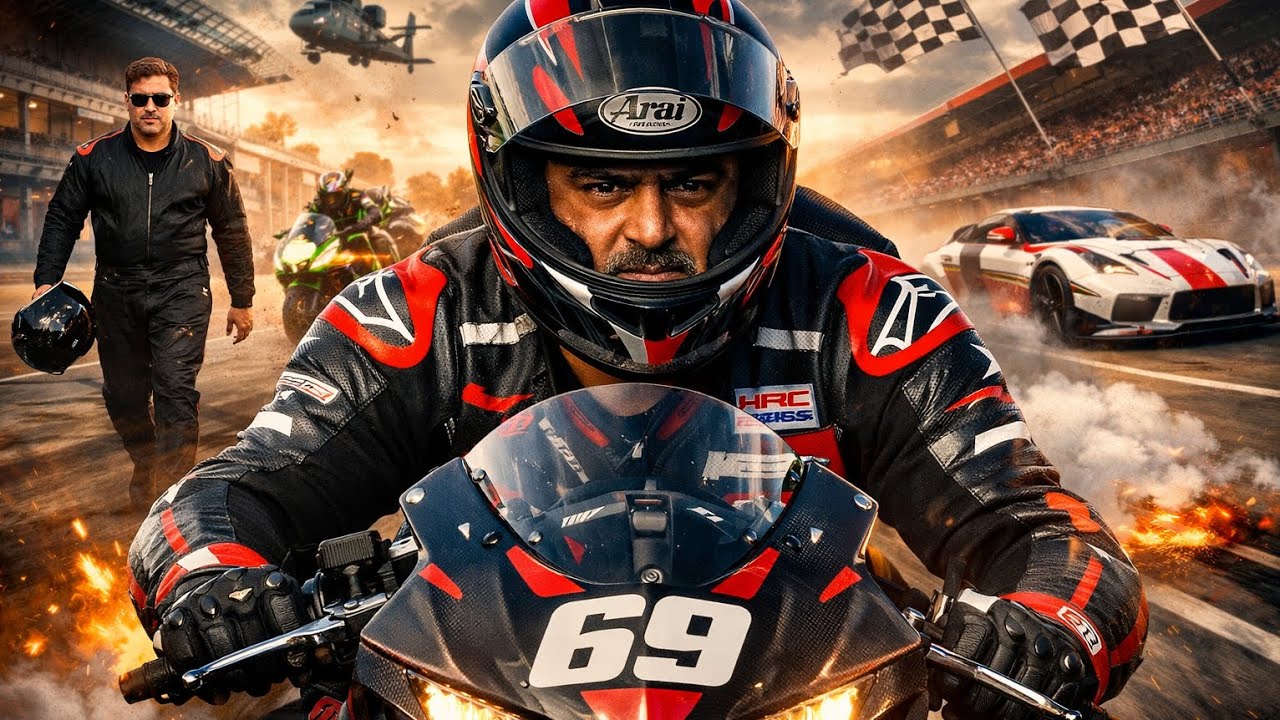 AJITHKUMAR Racing Mode 🏁 | Mass Action Music Video | CineWave Studio