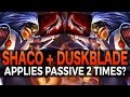 Shaco Can Apply Duskblade&#39;s Passive 2 Times? - League of Legends