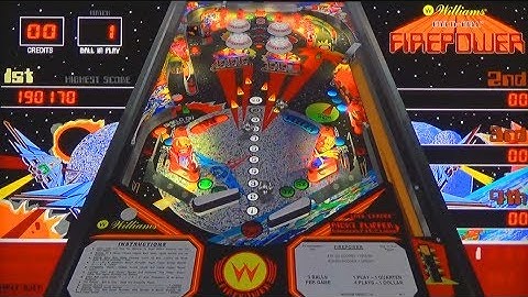 Firepower (Drop Target Mod) Pinball in VPX