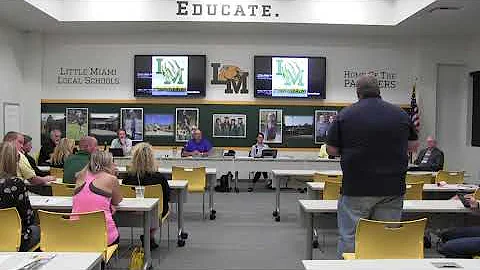 Little Miami Board of Education Meeting July 2021