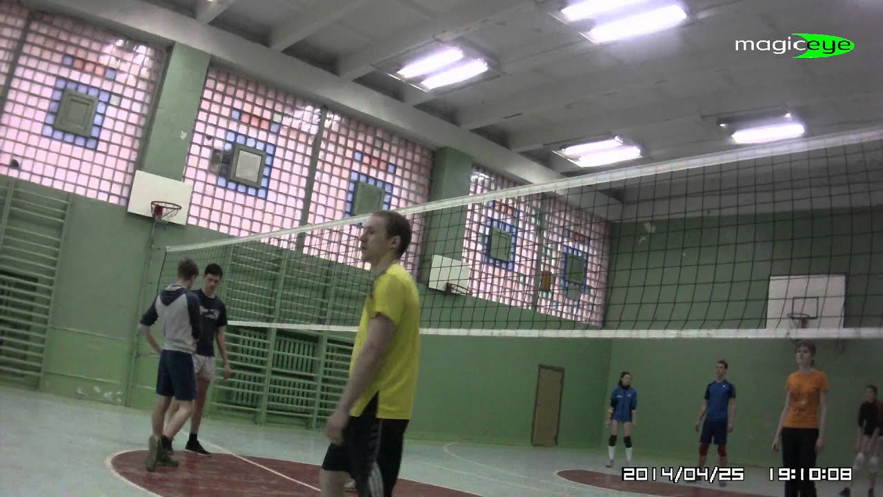 Открытая тренировка по волейболу. ВКИ НГУ. (25.04.2014) часть 7 - YouTube