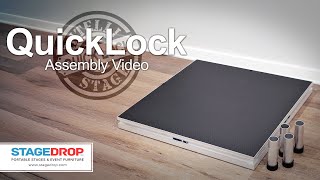 How to Assemble the QuickLock Portable Stage | Official StageDrop Guide Profile