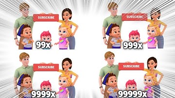 Bebefinn Subscribe Intro Logo Goes Crazy Fast 999999x Speed!