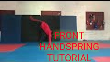 Front Handspring Tutorial | Tamil | Self Defense Academy |SDA