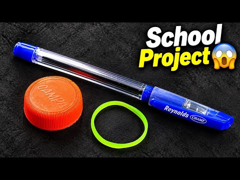Pen Se Banaya Amazing School Project 😱 | Easy DIY Science Project |